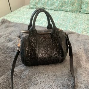 Alexander Wang Rockie bag black and rose gold